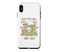 God Says I Am Loved Joyful Positive Animal Design Case for iPhone XS Max