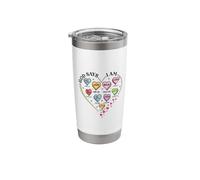 God Says I Am Scriptures Heart Christian, Jesus Stainless Steel Insulated Tumbler
