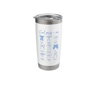 God Says I Am Strong Accepted Redeemed Protected Stainless Steel Insulated Tumbler