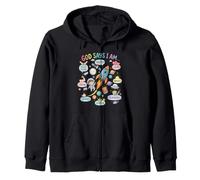 God Says I Am Strong Loved Brave and Unique Design Zip Hoodie