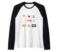 God Says I Am Teacher Strong Accepted Bold Redeemed Raglan Baseball Tee