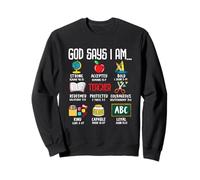 God Says I Am Teacher Strong Accepted Bold Redeemed Sweatshirt