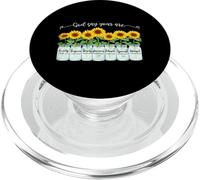God Says You Are Sunflower Mason Jar Christian Religious PopSockets PopGrip for MagSafe
