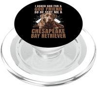 God Sent Me A Chesapeake Bay Retriever Dog Owner PopSockets PopGrip for MagSafe