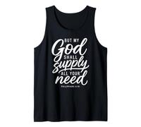 God Shall Supply All Your Need Philippians 4:19 Bible Verse Tank Top