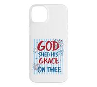 God Shed His Grace On Thee America Design Case for iPhone 14 Plus