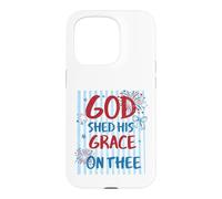 God Shed His Grace On Thee America Design Case for iPhone 15 Pro