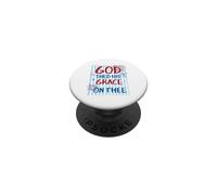God Shed His Grace On Thee America Design PopSockets Adhesive PopGrip