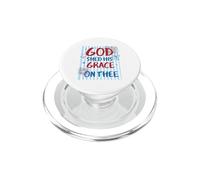 God Shed His Grace On Thee America Design PopSockets PopGrip for MagSafe