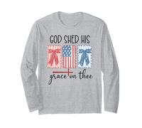 God Shed His Grace on Thee America God Shed His Grace on Me Long Sleeve T-Shirt