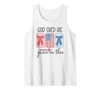 God Shed His Grace on Thee America God Shed His Grace on Me Tank Top
