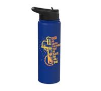 God So Loved The World That He Gave His Only Son Stainless Steel Insulated Water Bottle
