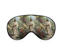 God Soft Sleep Masks for Men Women Silk Eye Mask with Adjustable Strap Comfortable Blindfold Eyeshade