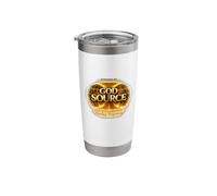 God Source Healing Frequency Spiritual Energy Design Stainless Steel Insulated Tumbler