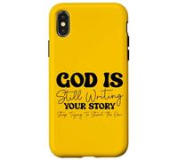 God Still Writing Your Story - Bible Verse Christian Faith Case for iPhone X/XS