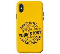 God Still Writing Your Story Inspirational Christian Faith Case for iPhone X/XS