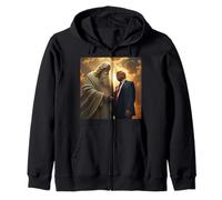 God supports Donald Trump Zip Hoodie