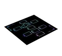 God Table Cloth Reading Cards Astrology Tarot Card Tablecloth Altar Cloth Board Game Accessories