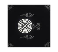 God Tablecloth Card Mat Table Cover Astrology Oracle Pad Tarot Table Cloth Altar Cloth Board Gamepad