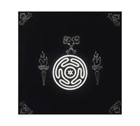 God Tablecloth Card Mat Table Cover Astrology Oracle Pad Tarot Table Cloth Altar Cloth Board Gamepad