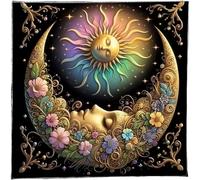 God Tablecloth Flower Moon Sun Astrology Card Tablecloth Altar Cloth Cloth Board Game Accessories Tarot Card Cloth