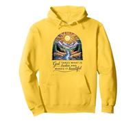 God Takes What Is Broken And Makes It Beautiful Christian Pullover Hoodie