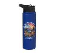 God Turns Broken Pieces Into Masterpieces Christian Prayer Stainless Steel Insulated Water Bottle