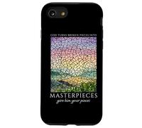 God Turns Broken Pieces Into Masterpieces Christian Quote Case for iPhone SE (2020) / 7/8
