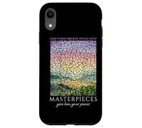 God Turns Broken Pieces Into Masterpieces Christian Quote Case for iPhone XR