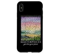 God Turns Broken Pieces Into Masterpieces Christian Quote Case for iPhone XS Max