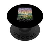 God Turns Broken Pieces Into Masterpieces Christian Quote PopSockets Adhesive PopGrip