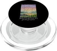 God Turns Broken Pieces Into Masterpieces Christian Quote PopSockets PopGrip for MagSafe