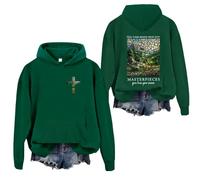 God Turns Broken Pieces Into Masterpieces Hoodie, God Hoodies, Christian Hoodie, Unisex Green