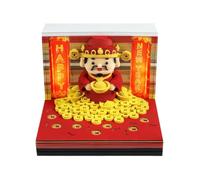 God Wealth 3D Note Paper Sculpture 2026 Calendar Annual Meeting Decorati Convenient Desktop Note Paper