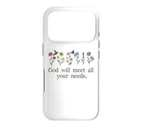 God Will Meet All Your Needs Philippians 4:19 4:9 Christian Case for iPhone 17 Pro