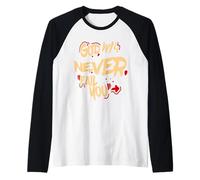 God Will Never Fail You Raglan Baseball Tee