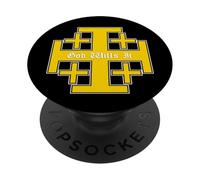 God Wills It - Jerusalem Cross - Deus Vult PopSockets Adhesive PopGrip