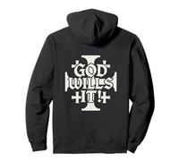 God Wills It! - Jerusalem Cross Pullover Hoodie