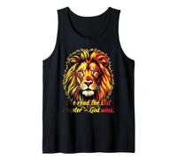 God Wins Lion Last Chapter Christian Faith Statement Tank Top