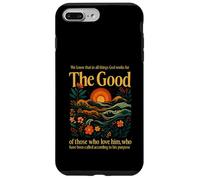God Works For The Good Romans 8:28 Bible Verse Case for iPhone 7 Plus/8 Plus