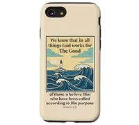 God Works For The Good Romans 8:28 Lighthouse Case for iPhone SE (2020) / 7/8