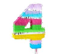 Godan Pinata Number 4 Colourful Pastel
