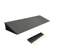 GODARM Wheelchair Threshold Ramps For Doorways 3 Inch Rise Rubber Curb Ramp Portable Lightweight Threshold Ramp Height 1/2/3/4/5/6 CM For Step Bicycles Wheelchair Scooters (Size : 50 * 10 * 3CM)