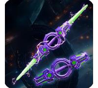 GodbTG Light Up Fire Spin Sword - Double-Edged Rotating Lightsaber Toy with 7-Color Expandable Blades, FX Sound, Spark Effect & Retractable Dual Design, Cool Role-Play Cosplay Accessory (#4)