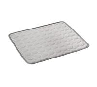 GodbTG Premium Cooling Mat For Pet, Summer Ice Silk Dog Cooling pad & Washable Pee Pad for Indoor or Outdoor - Bottom Waterproof and Anti Slip (Gray,XS/40 * 30cm)