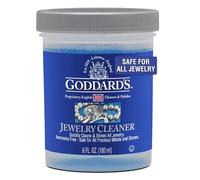 Goddard’s Jewelry Cleaner Solution 180ml - Ammonia-Free Cleaning Liquid for Gold, Silver, Diamonds, Pearls, Gemstones - Safe for All Metals - Ring, Necklace, Watch, Earring & Bracelet Cleaner