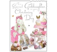 Goddaughter Christening Day Card