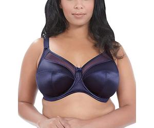 Goddess 6090 Keira Underwired Banded Supportive Full Cup Bra, Ink, 40G (Manufacturer Size: 90I)