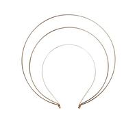 Goddess Angel Gold Multi-layer Glory Hair Crown Band Headpiece, DIY Metal Base Headband, Multi-layer Sylish Hair Hoop(gold-3layer)