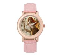 Goddess Athena Ladies Watches Easy Read with Leather Strap